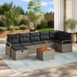 Elevate Your Patio with 8-Piece Garden Sofa Set