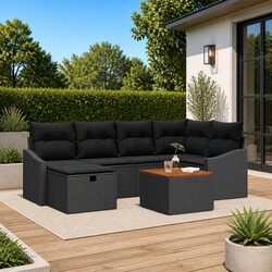 Elevate Your Patio with This 7-Piece Modular Sofa Set