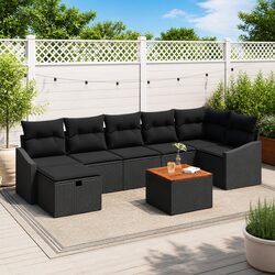 Stylish Outdoor 8-Piece Sofa Set for Gardens and Patios