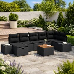 Enhance Your Outdoor Space with 8 Piece Lounge Sofa Set