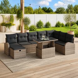 Transform Your Outdoor Space with 9-Piece Sofa Set