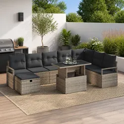 Elevate Your Outdoor Space with a 9-Piece Sofa Set
