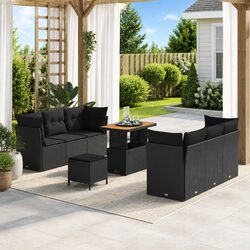 Transform Your Outdoor Space with 9-Piece Sofa Set