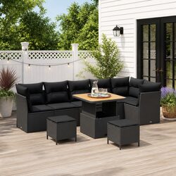 Transform Your Outdoor Living with a 9-Piece Sofa Set