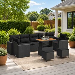 Enhance Your Outdoor Living with a Modular 10-Piece Sofa Set