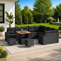 Elevate Your Outdoor Space with This 12 Piece Garden Sofa Set