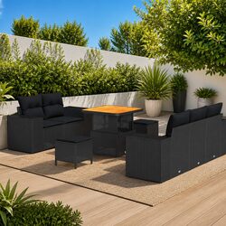 Transform Your Outdoor Space with 8-Piece Garden Sofa Set