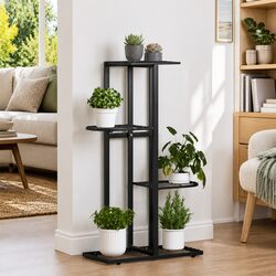 Enhance Your Space with a 4-Tier Metal Plant Stand