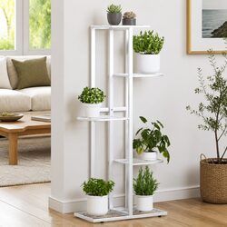 Enhance Your Space with a 5-Tier Plant Stand in White