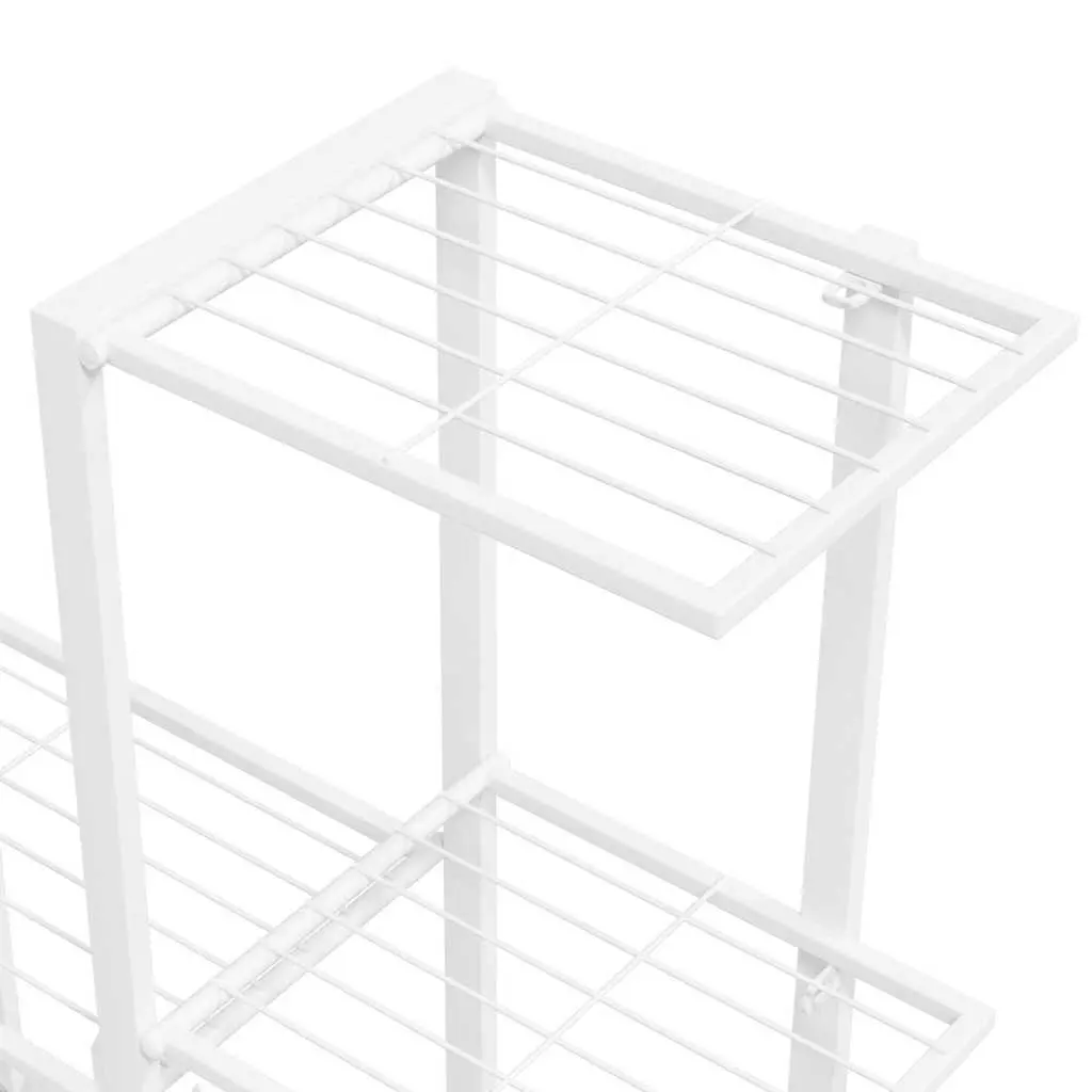 Metal Plant Stand 94.5x25x88cm Sturdy Display Rack for Home and Garden Decor