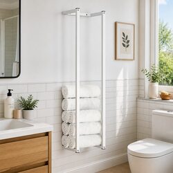 Transform Your Bathroom Space with a Towel Rack