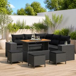 Enhance Your Outdoor Living with a 9-Piece Sofa Set