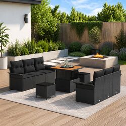 Elevate Your Outdoor Living with a 9-Piece Sofa Set