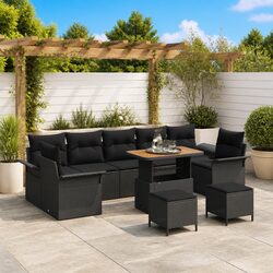Transform Your Outdoor Space with 10-Piece Sofa Set
