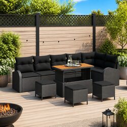 Elevate Your Outdoor Space with 10-Piece Sofa Set