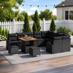 Stylish 12-Piece Garden Sofa Set for Outdoor Living