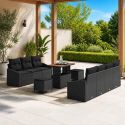 Transform Your Outdoor Space with this 10-Piece Sofa Set
