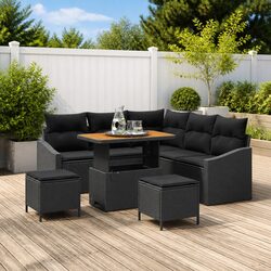 Enhance Your Outdoor Space with a Modular 8-Piece Sofa Set