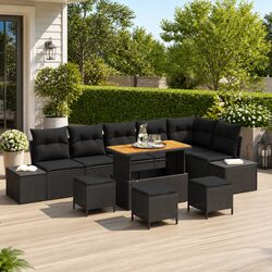 Upgrade Your Outdoor Space with a 10-Piece Sofa Set