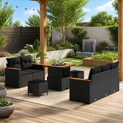 Transform Your Outdoor Space with 8-Piece Sofa Set