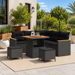 Elevate Your Outdoors with an 8-Piece Sofa Set