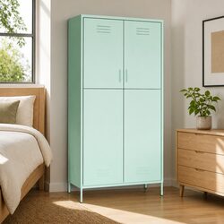 Transform Your Space with a 90x50x180cm Green Wardrobe