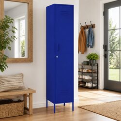 Navy Blue Locker Cabinet - Transform Your Space with Style