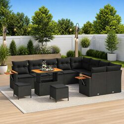 Transform Your Outdoor Space with 12-Piece Garden Sofa Set