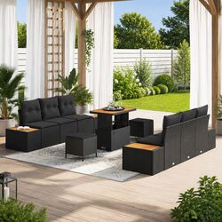 Transform Your Patio with a 9-Piece Modular Sofa Set