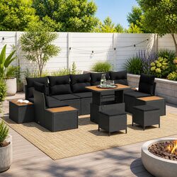 Enhance Your Outdoor Space with This 10-Piece Sofa Set