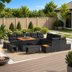 Stylish Outdoor Sofa Set with 13 Pieces for Your Patio