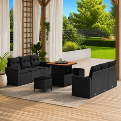 Elevate Your Outdoor Space with a 9-Piece Sofa Set