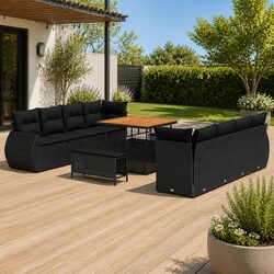Elevate Your Outdoor Space with 11-Piece Sofa Set