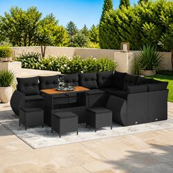 Enhance Your Garden with a 13-Piece Modular Sofa Set