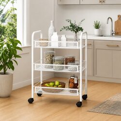 Elevate Your Space with Our 3-Tier Kitchen Trolley