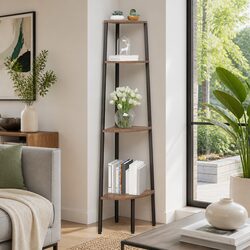 Maximize Your Space with This 4-Tier Corner Shelf