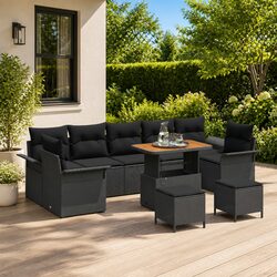 Enhance Your Outdoor Space with 10-Piece Sofa Set