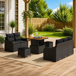 Transform Your Outdoor Space with 8-Piece Sofa Set