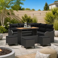 Enhance Your Outdoor Space with This 9-Piece Sofa Set