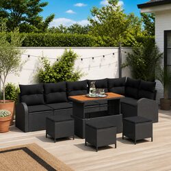 Enhance Your Outdoor Living with 10-Piece Sofa Set