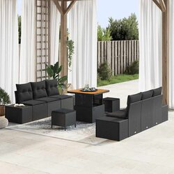 Enhance Your Outdoor Living with 9 Piece Sofa Set