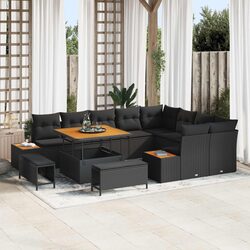 Enhance Your Outdoor Space with 12-Piece Garden Sofa Set