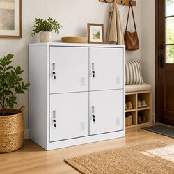 Elevate Your Space with a Modern Grey Locker Cabinet