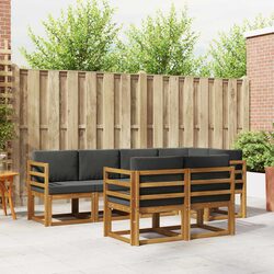 Enhance Your Patio with this Stylish 7-Piece Sofa Set