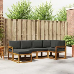 Enhance Your Outdoor Space with 6 Piece Sofa Set