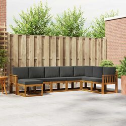 Enhance Your Patio with this 8-Piece Modular Sofa Set