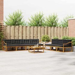 Stylish 8-Piece Modular Outdoor Sofa Set for Your Patio