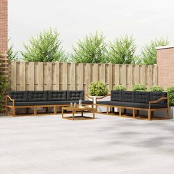 Enhance Your Outdoor Space with 9-Piece Sofa Set
