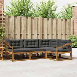 Enhance Your Patio with This 4-Piece Outdoor Sofa Set