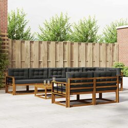 Elevate Your Patio with 9-Piece Modular Sofa Set